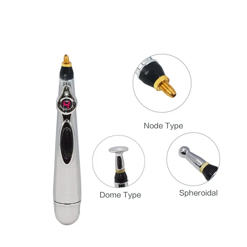 Electronic Acupuncture Pen Pain Relief Therapy Pen Safe Acupuntura Meridian Energy Heal Massage Body Head Leg Massageadores Electronic Acupuncture Pen Pain Relief Therapy Pen Safe Acupuntura Meridian Energy Heal Massage Body Head Leg Massageadores