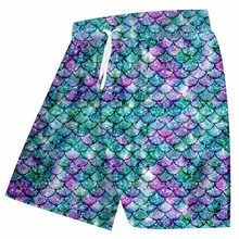 Летние повседневные шорты Homme Gyms Fish Scale 3D пляжные шорты с рисунком Harajuku больших размеров XXS-6XL на заказ короткие брюки