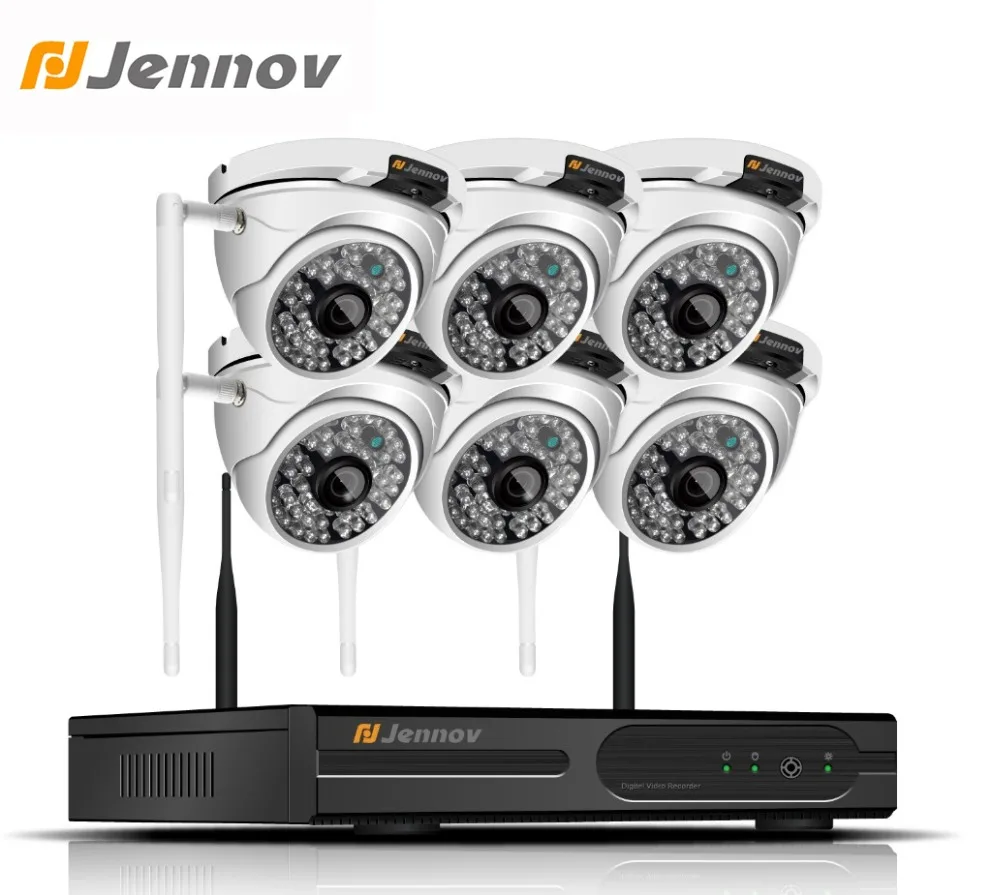 

Jennov 8CH NVR Wi-Fi CCTV System 1080P 2MP HDMI Security Camera System Wireless Video Surveillance Wifi P2P D IP Cam Set