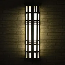 Китайский стиль Коттедж настенный светильник Водонепроницаемый сад Пейзаж свет бра лестницы путь Наружное освещение вилла садовые лампы Светильник фасадный декоративные садовые фонари фонари парковые