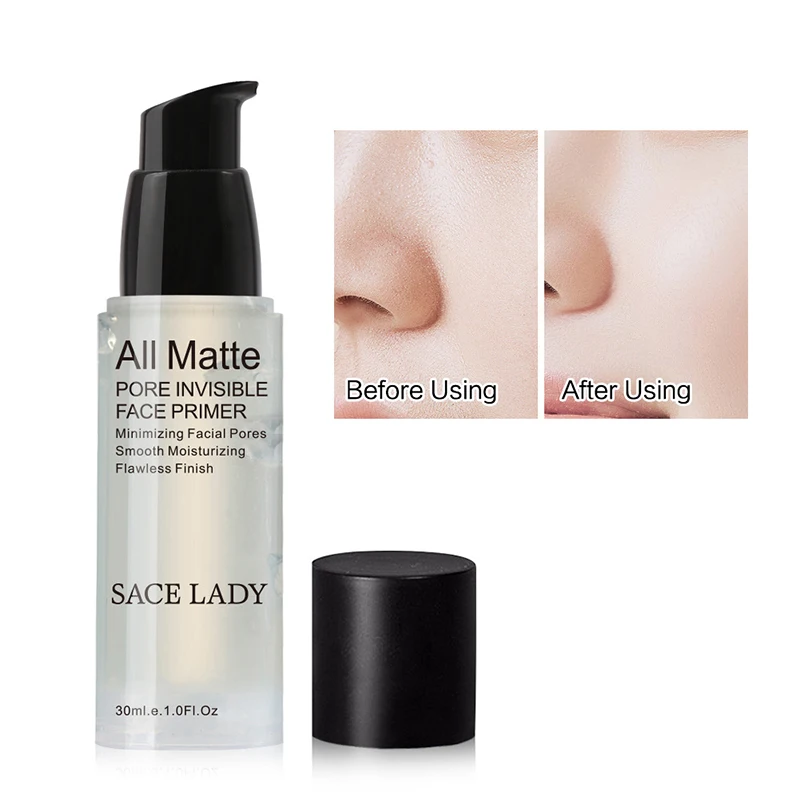 

SACE LADY 30ml Face primer Makeup Liquid Smooth Fine Lines Foundation Facial Cream Cosmetics maquiagem TSLM1