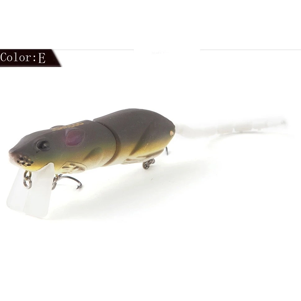 

Lure bait mouse new bionic broken section hard bait 15.5 grams long cast Mino carp cockroach black fish bait