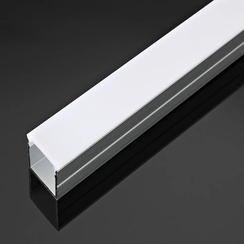 

PCB:15MM,SIZE W19.3MMxH13MM 1M led aluminum channel milky pc cover for rigid led strip can be customized length 100pcs/lot