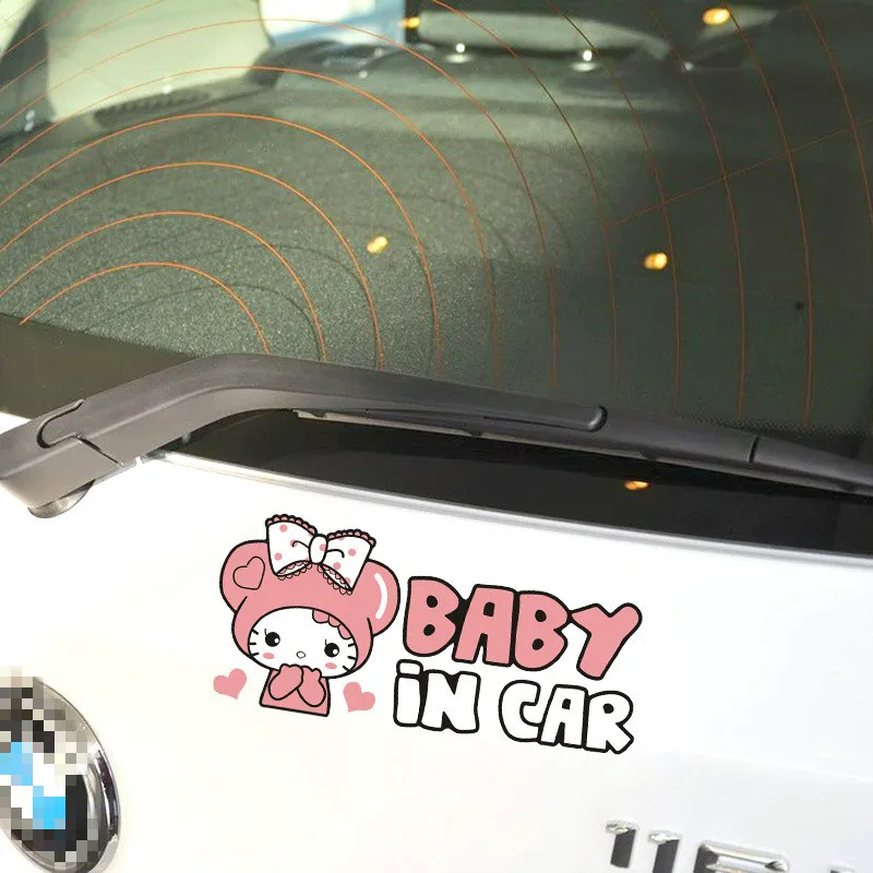 

Aliauto Car-styling Melody Baby In Car Sticker and Decal Accessories for Ford Focus Vw Skoda Polo Bmw Audi Opel Toyota Peugeot