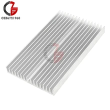 Dissipador de calor 100x60x10mm, dissipador de calor de dissipação de aquecimento de radiador de refrigeração para led luz cob