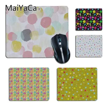

MaiYaCa colourful Cute Polka Dot mouse pad gamer play mats Professional Gaming Mousepad Durable Soft Rubber Rectangle Mousemat