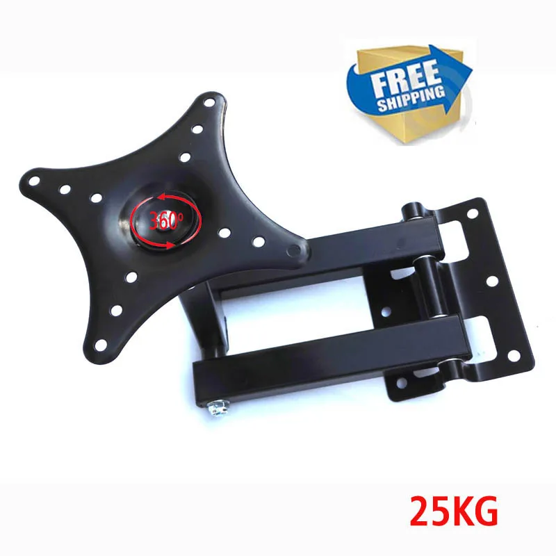 

LCD-123R 360 rotate folding arm Universal LED TV Wall Mount PC Monitor TV Holder Rotated LCD Wall Bracket Tilt Swivel Plasma