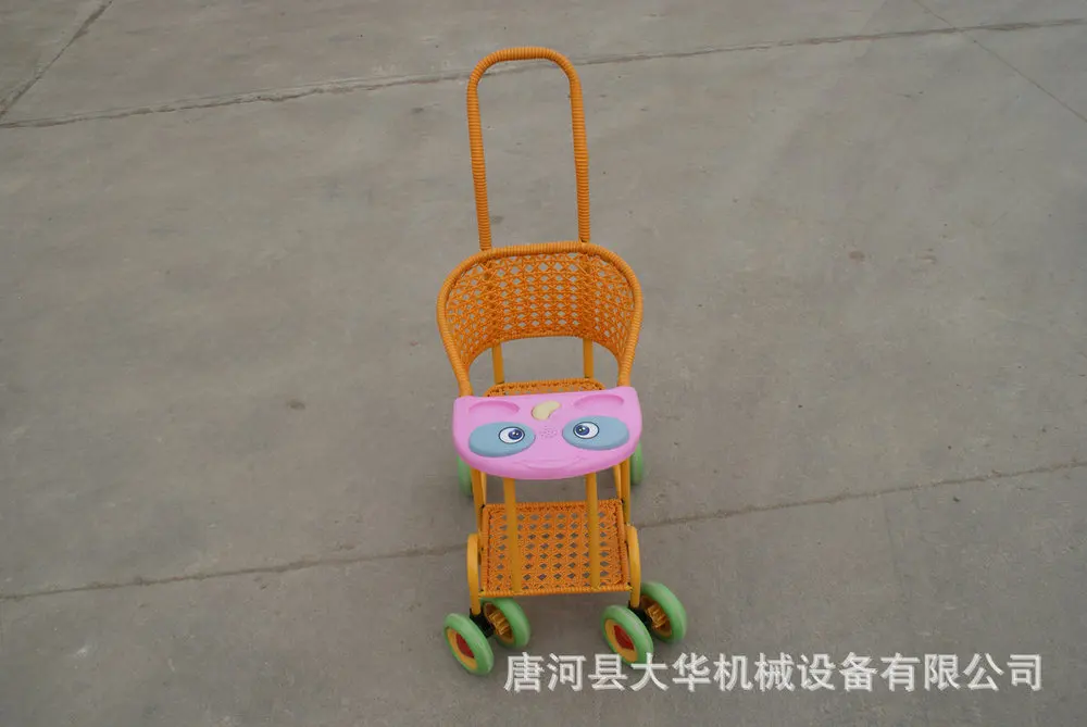Бутик четыре круглые портативные Ротанговые детская коляска детская летняя тележка