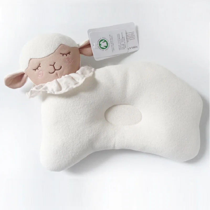 Детская подушка для кормления, подушка для младенцев, безопасная подушка для сиденья, подголовник для путешествий, Подушка для новорожденного, позиционер для сна, предотвращающая плоскую форму головы - Цвет: Lamb Pillow A