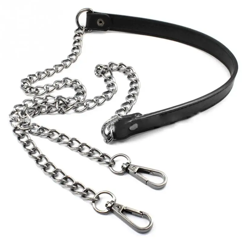 

Bag Chain Replacement Metal+PU Leather Strap for DIY Handbag Shoulder 120cm