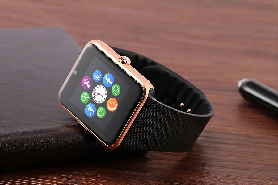 Смарт часы gt08k Bluetooth Подключение для iphone телефона Android Умная электроника с сим