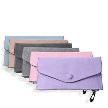 Slim Wallet Fashion Ultra Thin font b Women b font Wallet Nubuck font b Leather b