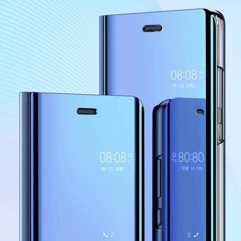 Зеркальный флип-чехол с подставкой для Huawei Honor 8x 8c 8 s, чехол для смартфона honor 10 lite, легкие Чехлы honor10 10i x8 c8 s8 8 x s