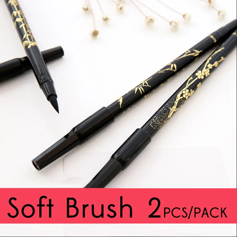 2 pcs/set Calligraphy Brush Pen Watercolor Brushes Waterbrush Art