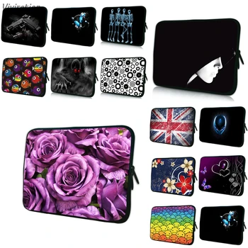 

Mens Portable 10 12 13.3 15 17 Laptop Sleeve Neoprene Bag Women Cover Shockproof Case For Thinkpad Macbook Pro 13 15 Dell XPS 14