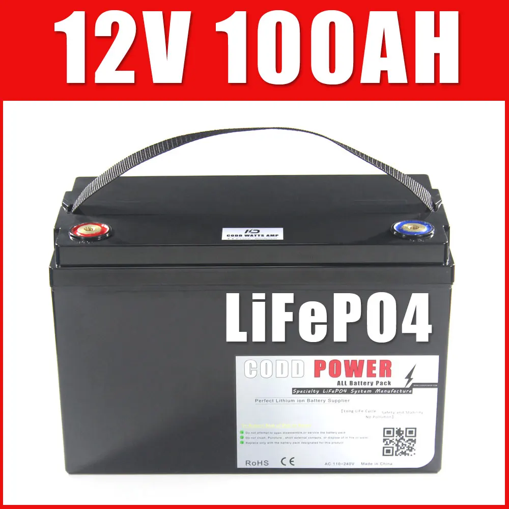 Аккумулятор lifepo4 12 В 8 А · ч с параметрами в для резервного преобразователя