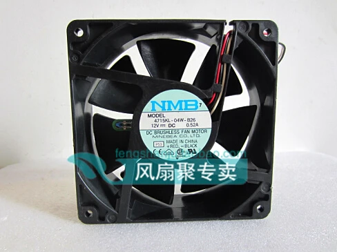 The original NMB 4715KL-04W-B26 12cm120*120*38 12v0.52A 3 line cooling fan 10L5574 The original NMB 4715KL-04W-B26 12cm120*120*38 12v0.52A 3 line cooling fan 10L5574