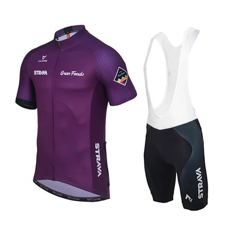 Pro розовый Strava Велоспорт трикотажный комплект женская летняя Mtb велосипедная одежда Ropa спортивная одежда велосипед для велоспорта комплект одежды - Цвет: Синий