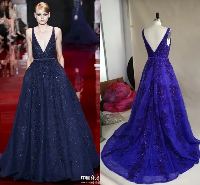 Prom Dresses Blue Elie Saab