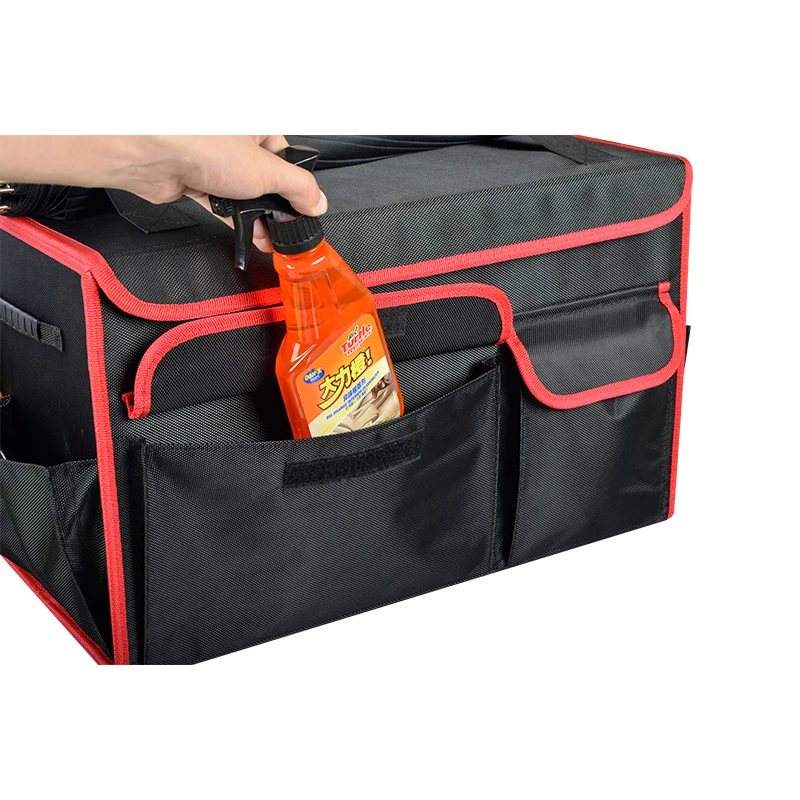 Багажник автомобиля организатор box Складная сумка для хранения с двумя истории для Авто Аксессуары Укладка Уборка складные сумки