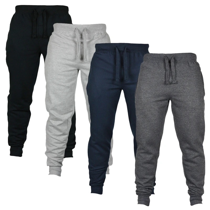 2018 для мужчин спортивные штаны Фитнес Jogger осень зима бодибилдинг спортивные брюки мужской хип хоп тренировки Длинные мотобрюки Спортивная - изображение