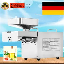 Автоматический пресс из нержавеющей стали 110 V/220 V холодного и горячего масла пресс машина сои арахис отделитель масла из семян