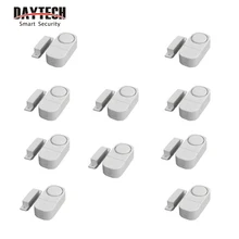 DAYTECH двери окна сигнализации Сенсор Беспроводной Главная охранной сигнализации двери, окна ввода охранная сигнализация упаковка из 10 шт