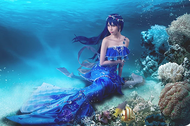 Anime Cosplay Costume Umi Sonoda Cosplay Love Live! School Idol Project Awakening Mermaid ASCOSING Idolized Costume (3)