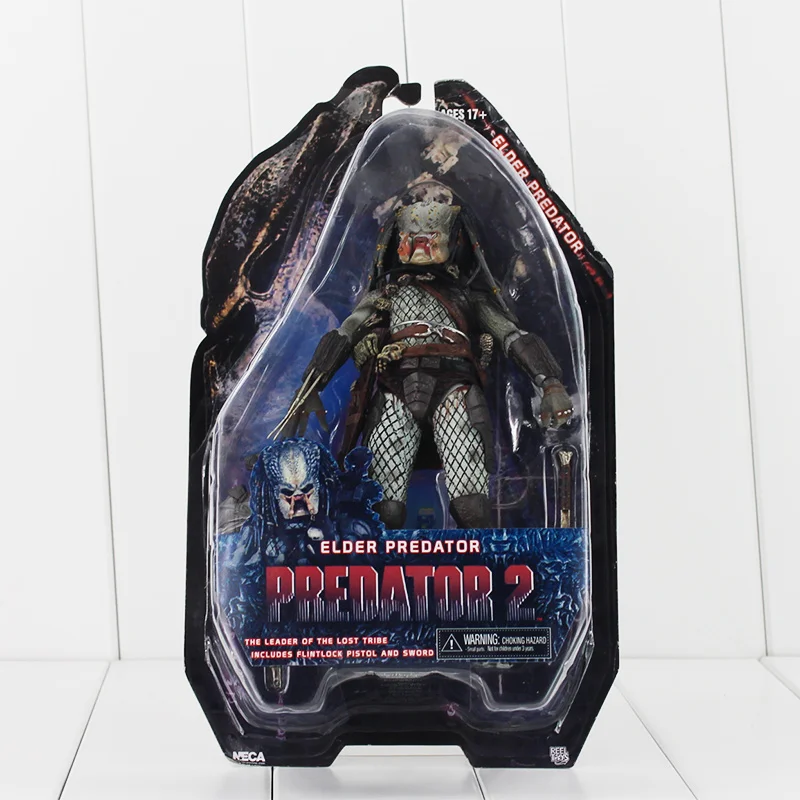 

1pcs 18cm Alien vs Predator Toys Jungle Hunter Predator Toy ELDER PREDATOR PVC Action Figure Model Alien Dolls
