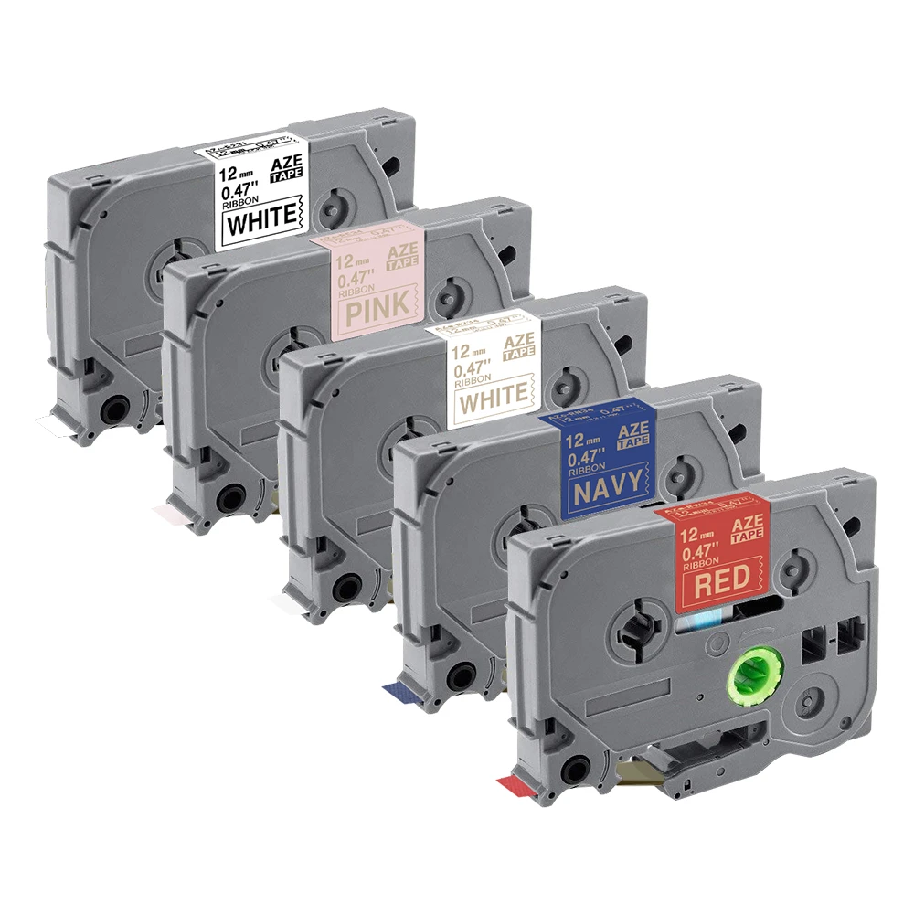 12 Mm P Touch Tz Pita Kaset Tzerw34 Tze R231 Tze R234 Tzern34 Tze Re34 Pembuat Label Tape Kompatibel Untuk Brother P Sentuh Pita