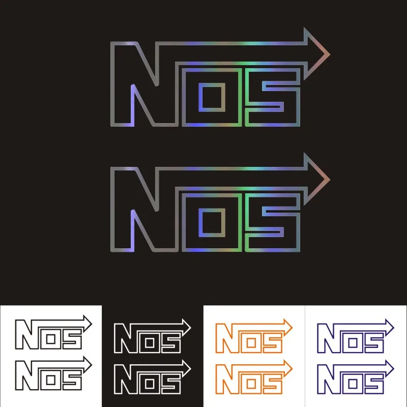 

Car Stickers 12.8CM*5.8CM NOS Sticker Nitrous Oxide Car Motorcycles 3D Stickers Reflective Waterproof Decal Custom Sticker