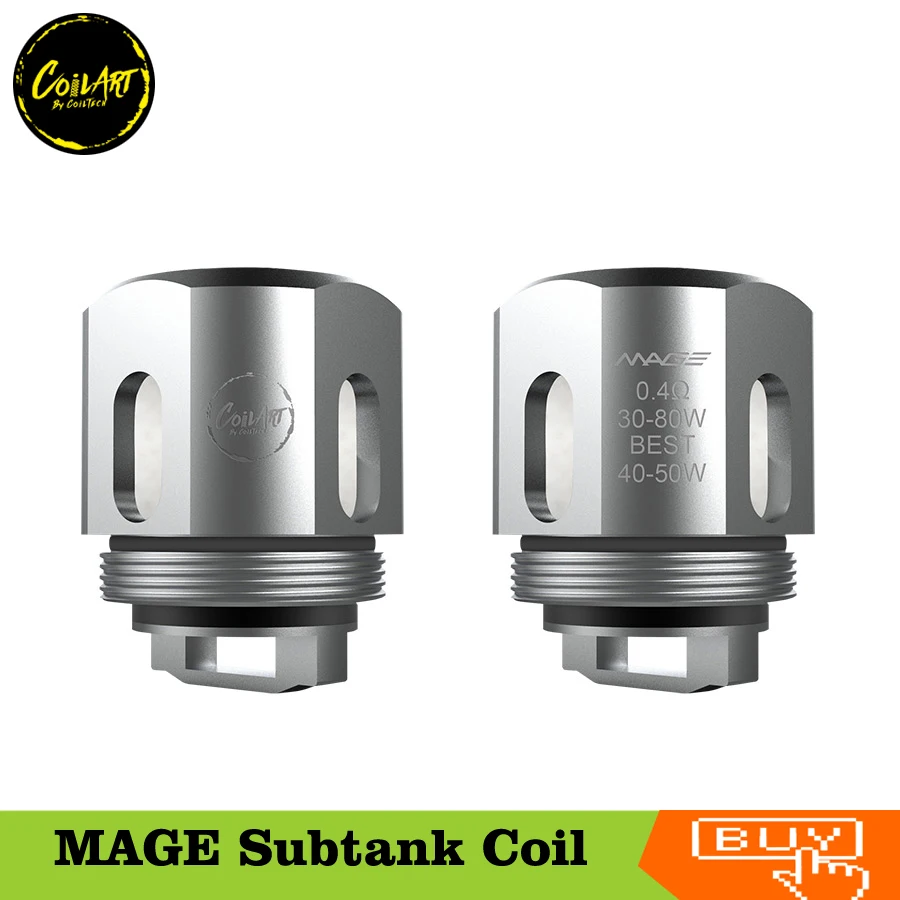 3 шт./компл. оригинальный coilart маг испаритель subtank комплект 0.2ohm 0.4ohm танк