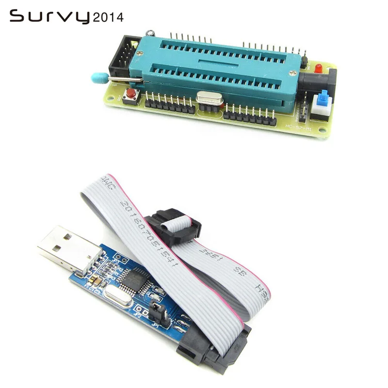 AVR ATMEGA16 минимальная системная плата ATmega32 + USB ISP USBasp программатор для
