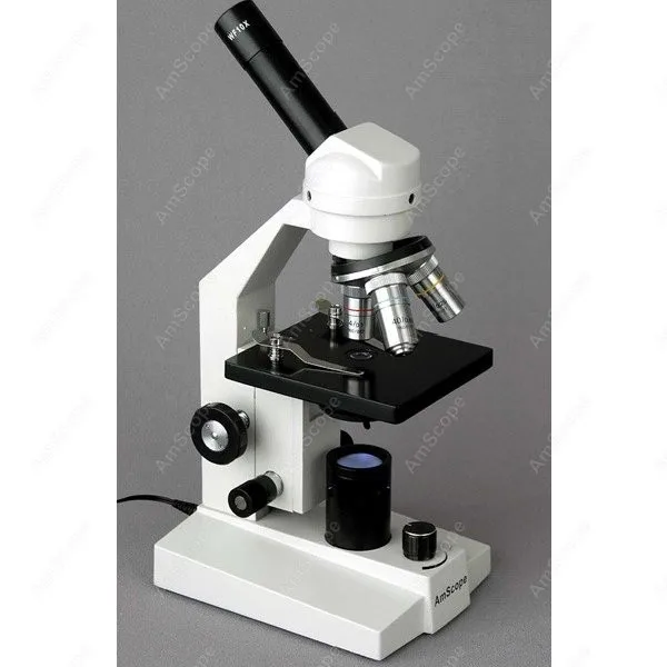 Студенческий составной Микроскоп AmScope поставки 40x 400x студенческий LED