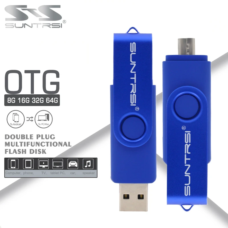 Suntrsi Мини OTG USB флэш-накопитель 16 ГБ 32 палка для смартфонов/ПК высокоскоростной USB2.0
