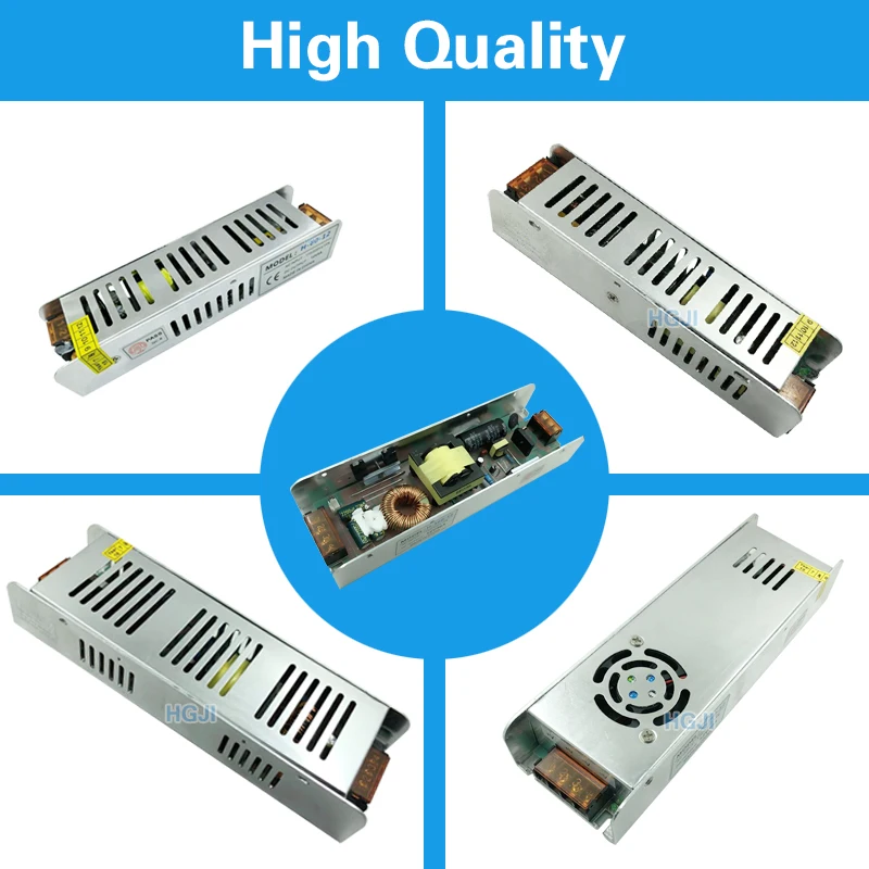 

Free Shipping DC12V 5A 10A 15A 16.5A 20A 30A LED lighting Transformers Driver 12V 60W 120W 180W 200W 360W switching power supply