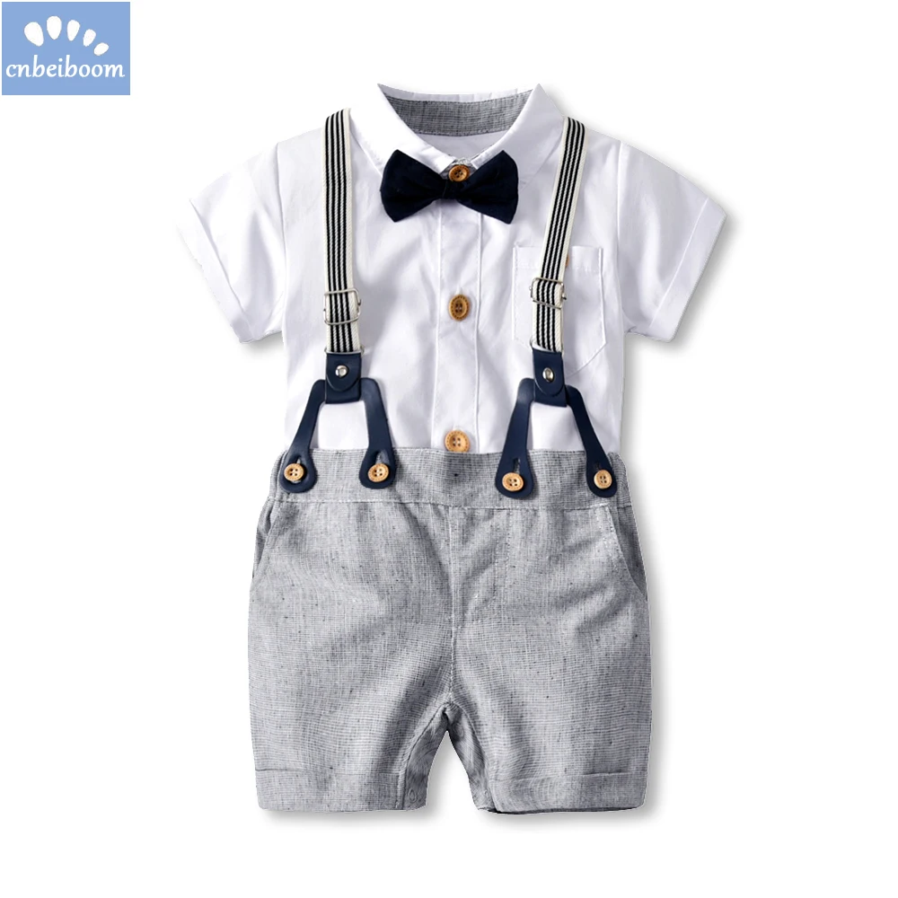 Toddler Boys rompers Clothing Set 2019 Summer Baby Shirt romper short