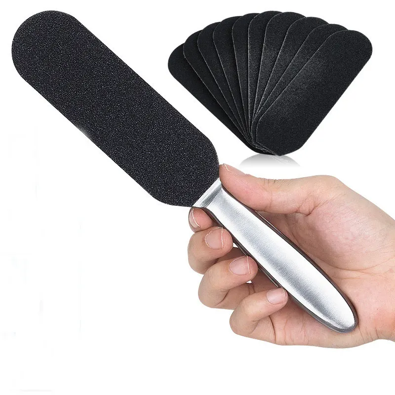 

Double Sided Foot File For Pedicure Care Calluses Callus Dead Skin Stainless Remover Professional Steel Feet Care Scrap Tools