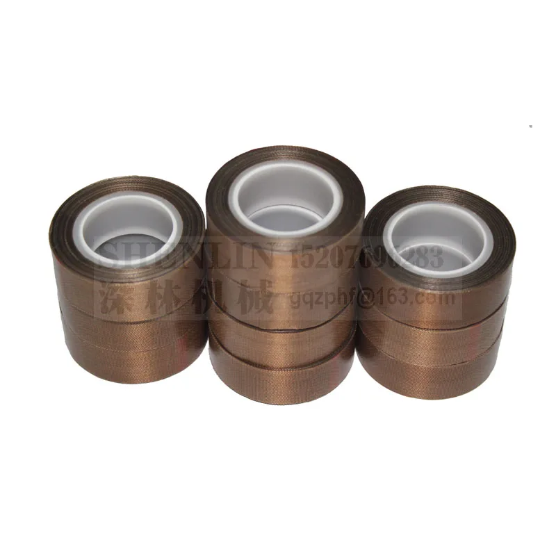 

Telfon tape hot resistant teflon belt roll 19mm wide electrical sealing machine bag sealer tools accessory spare parts packer