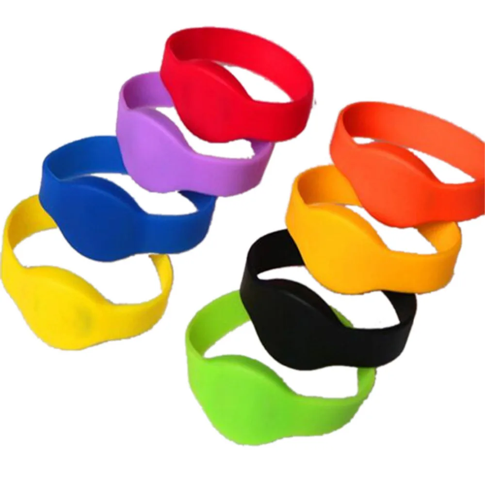 OWGYML 125khz RFID EM4100 TK4100 Wristband Bracelet ID Card Silicone RFID Band Read Only RFID Wristband Access Control Card OWGYML 125khz RFID EM4100 TK4100 Wristband Bracelet ID Card Silicone RFID Band Read Only RFID Wristband Access Control Card