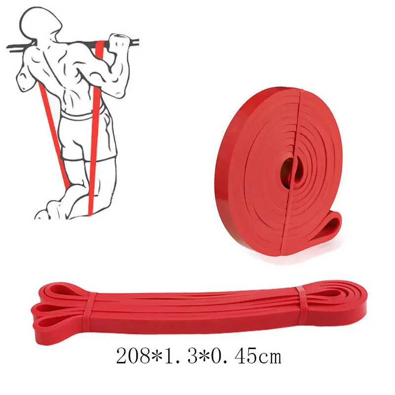Сверхмощная лента-Эспандер для фитнеса силовые упражнения в зале фитнес для занятий йогой тренировки пилатеса