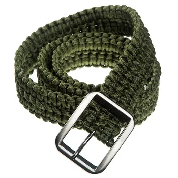 

Paracord 380lbs Parachute Cord Survival Solid Steel Buckle Paracord Belt Outdoor Sports Waistband Girdle Camping Climbing 2019