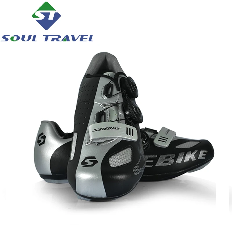 

Soul Travel Men Pu Breathable Waterproof Cycling Shoes Riding Shoe Hook & Loop Light 3d Super Fiber Men's Special Offer Limited