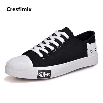 

Cresfimix women casual breathable soft shoes female cute spring & summer comfortable slip on shoes lady cool outdoor flat shoes