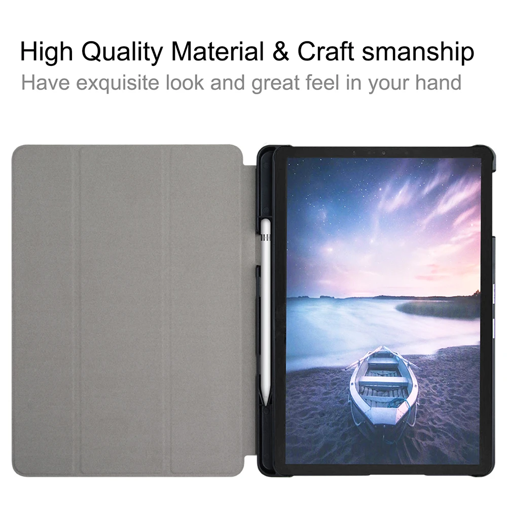 Тонкий чехол для Samsung Galaxy Tab S4 с карандашом планшета 10 5 2018 SM T830/T835 защитная