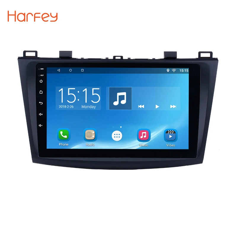 

Harfey Android 8.1/9.0 Car GPS Multimedia Stereo Player for MAZDA 3 2009 2010 2011 2012 9 inch Touch Screen Quad-core With WIFI