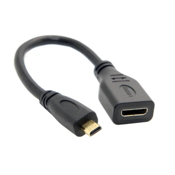 

Micro HDMI 1.4 Male to Mini HDMI 1.4 Female C Type Extension Cable 10cm for Laptop PC HDTV