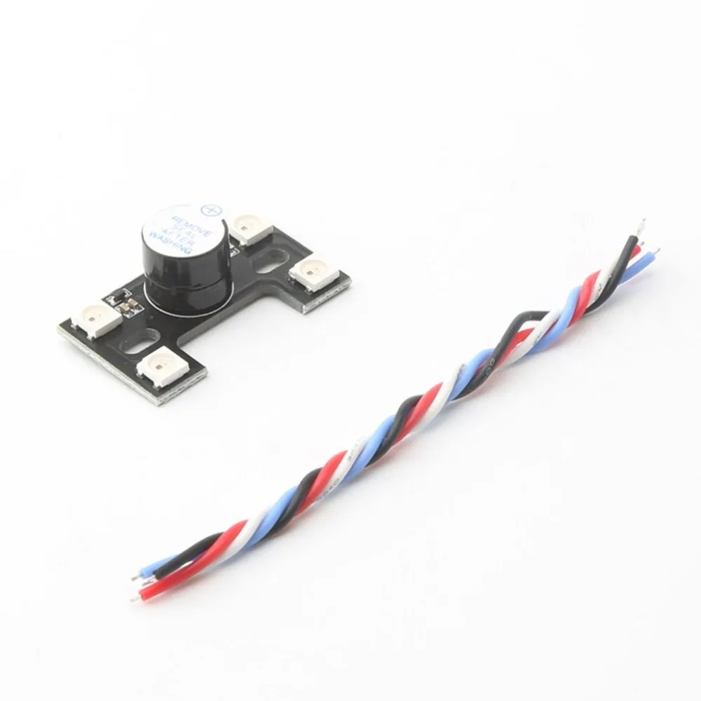 WS2812 LED + 5V активный зуммер для NAZE32 CC3D F3 F4 Контроллер полета FPV гоночный Дрон RC