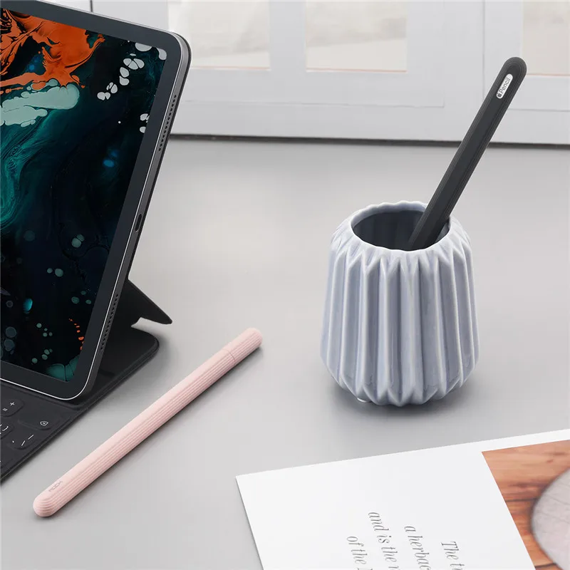 Чехол ROCK 2 го поколения для Apple Pencil держатель Премиум силикон чехол iPad Pro