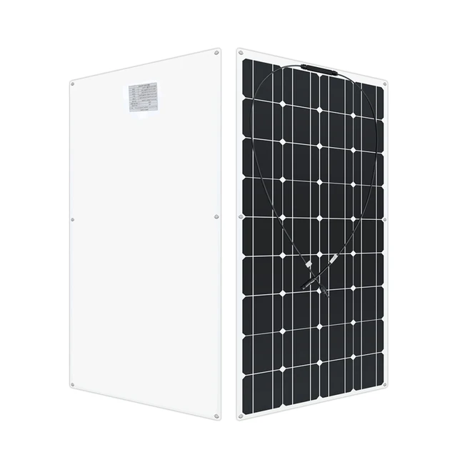 US $92.99 12 Volt 100 Watt monoctrystalline flexible solar panel solar RV 200w 400 watt 600w 1000w kit for 12